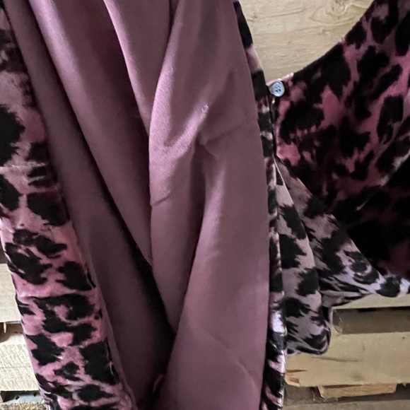 J Crew pink leopard velvet tank sz 4 - Picture 6 of 9